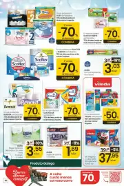 Folleto Eroski Página 30: Oliña papel de cocina €1,69, Oliña papel higiénico decorado con aloe vera €3,55