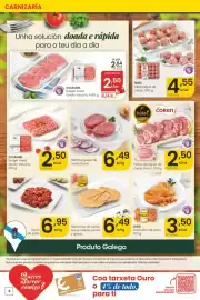 Folleto Eroski Página 6: O'caurel - burger meat cerdo-vacuno €2,64, Zorza de pollo €6,95