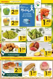 Folleto Aliprox Página 2: Eroski - pizza de jamon y queso €1,95, Pan de pueblo €1,40