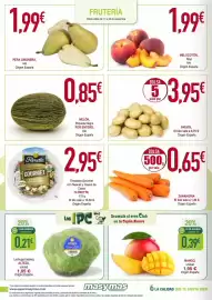 Folleto Masymas semana 38 Página 4: Origen - pera limonera €1,99, Mango - mango €1,95