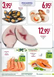 Folleto Masymas semana 38 Página 5: Mejillón, selección €3,95, Pez espada €12,95