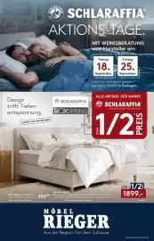 Möbel Rieger Prospekt woche 38 Seite 1