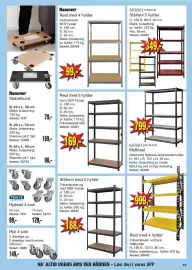 Harald Nyborg tilbudsavis uge 38 Side 21: Rockfort reol med 4 hylder €99,00, Sjöbo storage stålreol 5 hylder €349,00