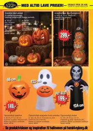 Harald Nyborg tilbudsavis uge 38 Side 46: Græskarfigur med heksehat €299,00, Inflatable Halloween Ghost €9,00