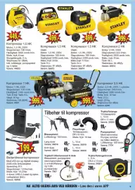 Harald Nyborg tilbudsavis uge 38 Side 9: Mitsutomoir Batteridrevet kompressor €199,00, Stanley trykluftslangetromle €299,00