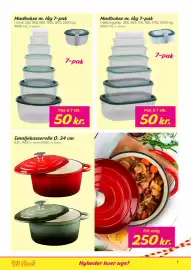 Hi five tilbudsavis uge 38 Side 7: Madbokse m. låg 7-pak €50,00, Emaljekasserolle Ø. 24 cm €250,00