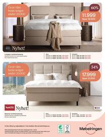 Møbelringen kundeavis Side 16: North Beds Langøya kontinental seng €11.999,00, Wonderland Balanse kontinentalseng €17.999,00