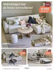 Møbelringen kundeavis Side 12: Hovden Harmony sjeselong sovesofa €14.999,00, Hovden Easy 3-seter sovesofa €17.999,00