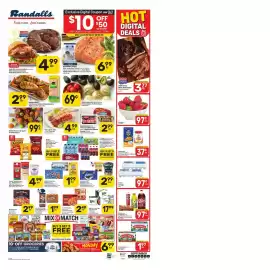 Randalls weekly ad week 38 Page 1: Signature Select Fresh Boneless Skinless Chicken Breasts or Thighs Value Pack €2,99