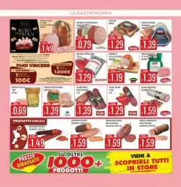 Volantino IperSisa Pagina 5: Mortadella con pistacchio gran rosa casa moden €0,79, Salame milano extra Clai €1,29
