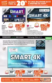 Volantino Expert Di Lella settimana 38 Pagina 8: LG SMART 4K 43" €199,20, Eko Smart 32" €115,99