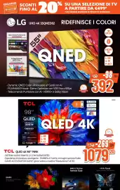 Volantino Expert Di Lella settimana 38 Pagina 9: TCL QLED 4K 98" P89K €1.079,20