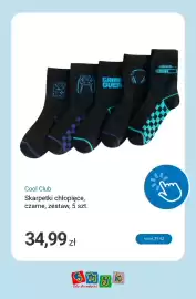 Smyk gazetka Strona 11: Skarpetki chłopięce czarne 5-pak Cool Club €34,99