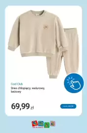 Smyk gazetka tydzień 38 Strona 2: Dres chłopięcy welurowy beżowy Cool Club €69,99
