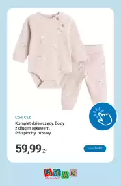 Smyk gazetka tydzień 38 Strona 4: Komplet dziewczęcy body z długim rękawem półśpiochy różowy Cool Club €59,99