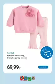 Smyk gazetka tydzień 38 Strona 5: Komplet dziewczęcy bluza legginsy różowy Cool Club €69,99