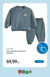 Smyk gazetka tydzień 38 Strona 6: Dres chłopięcy welurowy niebieski Cool Club €69,99