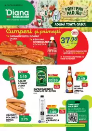 Catalog Diana Supermarket Pagină 1: Amstel bere blondă €3,49, Diana salam afumat €3,49
