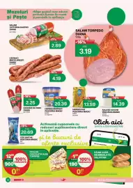 Catalog Diana Supermarket Pagină 4: Pescăria Magic hering marinat €20,39, Diana cârnați măcelărești €4,19