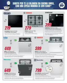 Volantino Trony Pagina 14: Electrolux lavastoviglie da incasso €799,00, Beko lavastoviglie da incasso €449,00