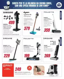 Volantino Trony Pagina 19: Dyson cyclone v10 submarine €379,00, Rowenta lavapavimenti senza fili GZ7035 X-CLEAN 10 €359,00