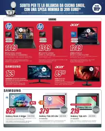 Volantino Trony Pagina 26: Galaxy Tab S10 Lite €379,00, Samsung monitor gaming Odyssey G5 €169,00