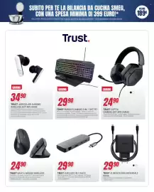 Volantino Trony Pagina 31: Trust alimentatore universale maxo €29,90, Trust Hub USB 8-in-1 Dalyx €29,90