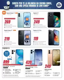 Volantino Trony Pagina 33: Redmi A7 Pro €119,00, OPPO A6 5G €249,00