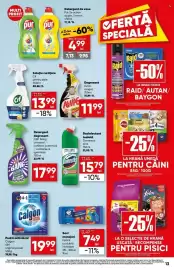 Catalog PROFI săptămâna 38 Pagină 13: Calgon pudră anticalcar 4in1 original power €19,99, Pur detergent de vase €4,99