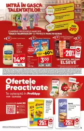 Catalog PROFI săptămâna 38 Pagină 3: Chio popcorn €3,00, Africana tabletă de ciocolată