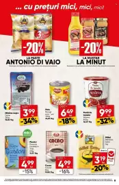 Catalog PROFI săptămâna 38 Pagină 9: Băneasa Mălai Extra €3,19, Gustona piersici jumătăți în sirop €4,99