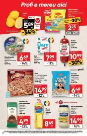 Catalog PROFI săptămâna 38 Pagină 2: Dr.Oetker Pizza Guseppe Ham €14,99, Vital Grana pufo & fruto €6,49