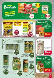Folleto Spar La Palma Página 14: SPAR Champiñón laminado €0,89, Bonduelle lunch bowl €1,99