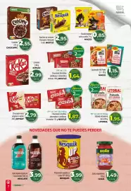 Folleto Spar La Palma Página 9: Nesquik UP €3,99, Nestlé chocolate extrafino avellanas o almendras €1,64