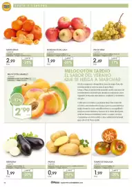 Folleto Supermercados Plaza Página 12: Manzana royal gala €1,99, Mandarinas a granel €2,99