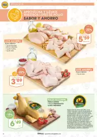 Folleto Supermercados Plaza Página 14: Coren pollo de corral €6,49, Pollo €5,59