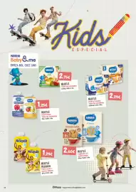Folleto Supermercados Plaza Página 28: Nestlé Leche y Cereales €2,29, Nestlé Pouch frutas €1,25