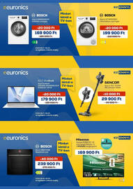 Euronics akciós újság hét 38 Oldal 2: Hisense 50e8s 50" 4k uhd smart miniled tv €169.900,00, Sencor álló porszívó €29.900,00