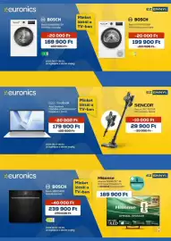 Euronics akciós újság hét 38 Oldal 2: Hisense 50e8s 50" 4k uhd smart miniled tv €169.900,00, Sencor álló porszívó €29.900,00
