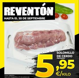 Catálogo 5 Océanos Página 2: Solomillo de cerdo €5,95