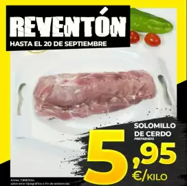 Catálogo 5 Océanos Página 2: Solomillo de cerdo €5,95