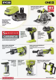 Bauhaus akciós újság Oldal 16: Ryobi élmáró RTR18-O* €30.293.065,00, Ryobi orrfűrész RRS1801M* €22.803.762,00