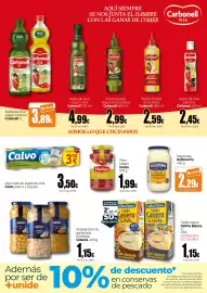 Folleto Unide Market Página 7: Gallina Blanca caldo casero €1,15, Helios pisto casero €1,99