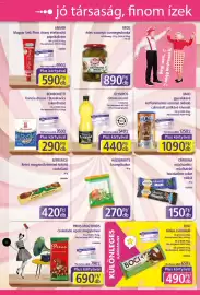 PlusMarket akciós újság Oldal 6: Cerbona müzliszelet €150,00, Maci gyerekkava €1.090,00