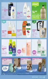 SuperPharm gazetka Strona 13: Żele pod prysznic Dove €24,99, DR.SCHOLL'S antyperspiranty do stóp i butów €19,99