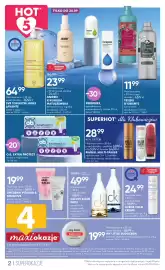 SuperPharm gazetka Strona 2: O.B. EXTRA PROTECT tampony higieniczne, Woda toaletowa Calvin Klein In2U €49,99