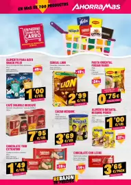 Folleto AhorraMas semana 38 Página 9: Maggi pasta oriental fusian maggi €0,75, Cereal lion caramelo y chocolate €2,99