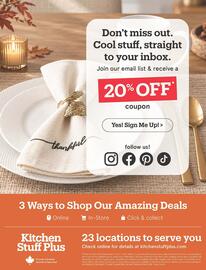 Kitchen Stuff Plus flyer Page 24