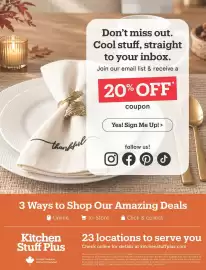 Kitchen Stuff Plus flyer Page 24