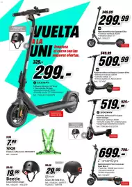 Folleto MediaMarkt Página 11: SmartGyro patinete eléctrico crossover dual max c €699,00, Mi electric scooter 6 pro €509,99
